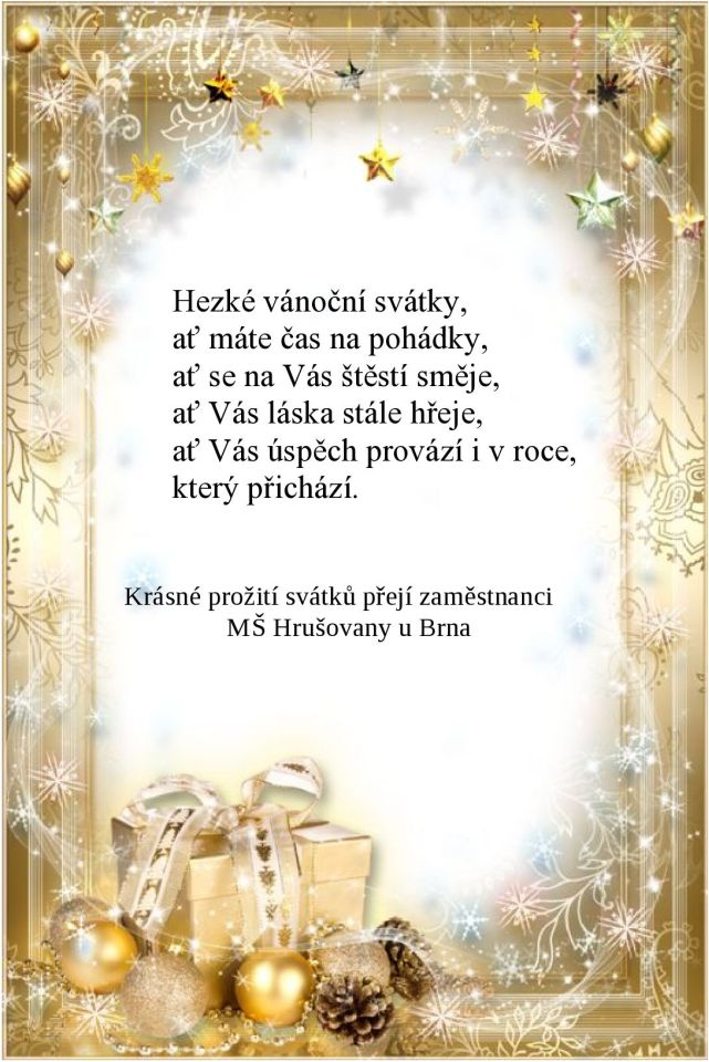 Vánoční přání